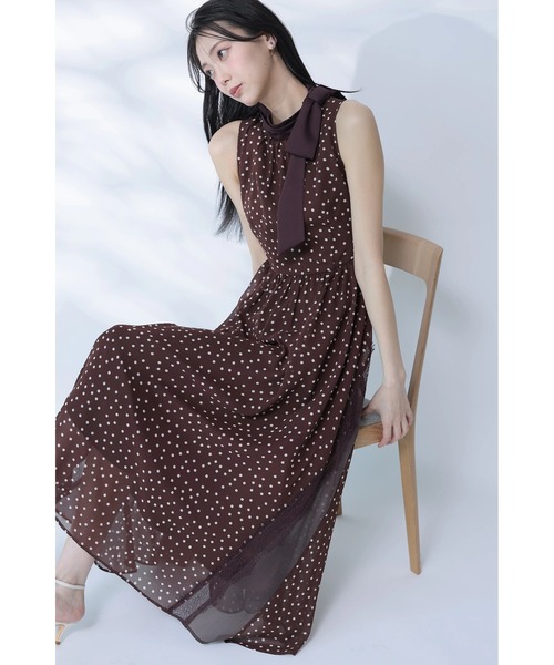 Rirandture(リランドチュール)の「レーストリムドットワンピース(ワンピース・レディース・ダークブラウン・2/1)」の20枚目の写真