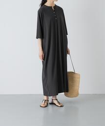 かぐれ（カグレ）の「『2サイズ展開』ヘンリーカットワンピース（ワンピース）」