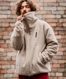 CAMBIO（カンビオ）の「mj11605-Poodle Fur Volume Stand Neck Jacket スタンドカラープードルファージャケット(A72226cmb)（その他アウター）」