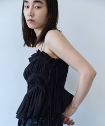 Drawstring Tiered Camisole