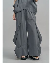 TW ASYMME LAYERED PT / タイプライターアシメレイヤードパンツ