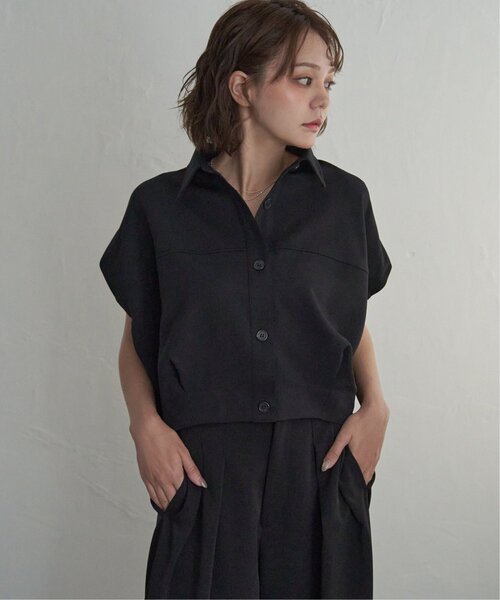notch.(ノッチ)の「【セットアップ対応】クレープコクーンシャツ(シャツ/ブラウス・レディース・ブラウン/ベージュ/ブラック・M)」の16枚目の写真