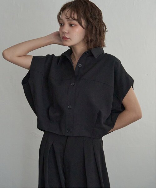 notch.(ノッチ)の「【セットアップ対応】クレープコクーンシャツ(シャツ/ブラウス・レディース・ブラウン/ベージュ/ブラック・M)」の17枚目の写真