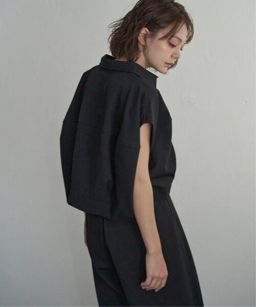 notch.(ノッチ)の「【セットアップ対応】クレープコクーンシャツ(シャツ/ブラウス・レディース・ブラウン/ベージュ/ブラック・M)」の20枚目の写真
