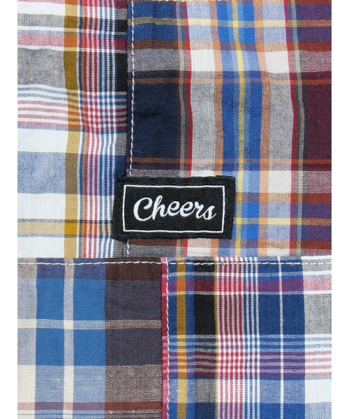 Cheers(チアーズ)の「PATCHWORK SHORTS(その他パンツ・メンズ・ネイビー/ピンク・M/L/XL)」の8枚目の写真