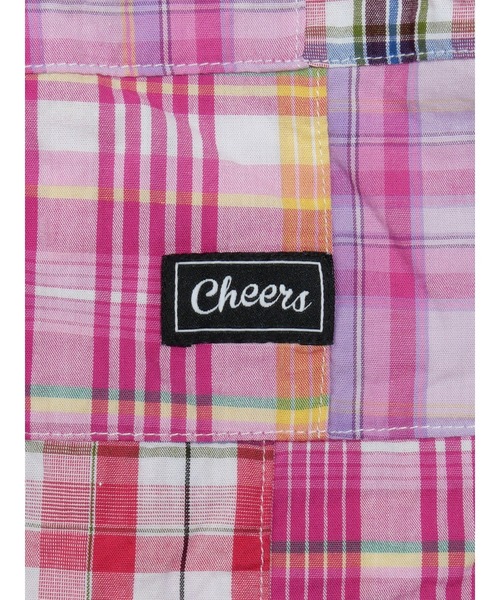 Cheers(チアーズ)の「PATCHWORK SHORTS(その他パンツ・メンズ・ネイビー/ピンク・M/L/XL)」の12枚目の写真