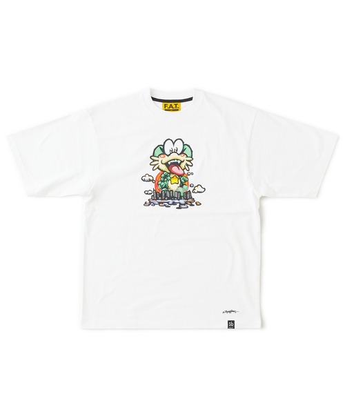FAT(エフエイティー)の「T.O. "YENBOU"(Tシャツ/カットソー・メンズ・ホワイト・JUMBO(XXL)/FAT(XL)/SKINNY(L))」の1枚目の写真