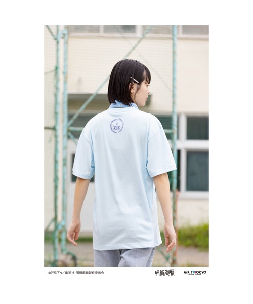 AIR TWOKYO（エアトゥーキョー）の「TVアニメ『呪術廻戦』第2期「懐玉・玉折」シーンイラスト Tシャツ2（自転車）（Tシャツ/カットソー・レディース・ライトブルー・X-LARGE/LARGE/MEDIUM）」の2枚目の写真