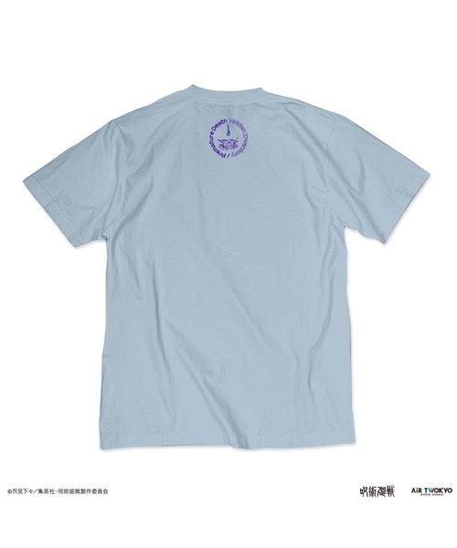 AIR TWOKYO（エアトゥーキョー）の「TVアニメ『呪術廻戦』第2期「懐玉・玉折」シーンイラスト Tシャツ2（自転車）（Tシャツ/カットソー・レディース・ライトブルー・X-LARGE/LARGE/MEDIUM）」の4枚目の写真