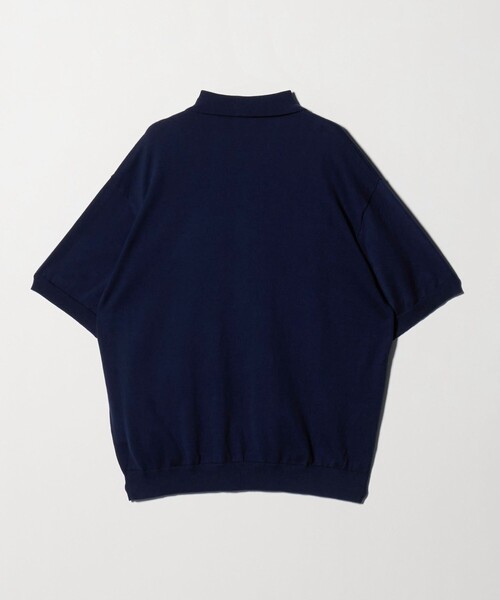 BEAUTY&YOUTH UNITED ARROWS(ビューティーアンドユースユナイテッドアローズ)の「HI-LINE グロッシー ギザ 3B ニット ポロシャツ ウォッシャブル(ポロシャツ・メンズ・ブラック/ネイビー/クリーム・XL/L/M/S)」の15枚目の写真