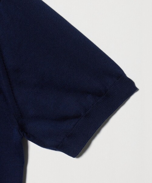 BEAUTY&YOUTH UNITED ARROWS(ビューティーアンドユースユナイテッドアローズ)の「HI-LINE グロッシー ギザ 3B ニット ポロシャツ ウォッシャブル(ポロシャツ・メンズ・ブラック/ネイビー/クリーム・XL/L/M/S)」の13枚目の写真