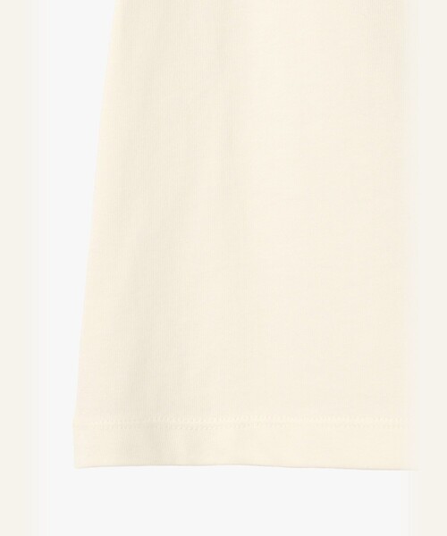 agnes b.(アニエスベー)の「ベビー ロゴ ボーダー プリント コットン 半袖 Tシャツ "Heart"(Tシャツ/カットソー・キッズ・ホワイト・85/80/70/60)」の5枚目の写真