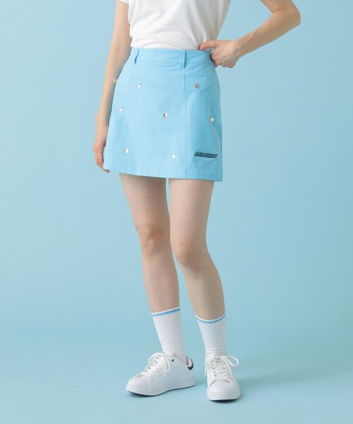 Jack Bunny!!(ジャックバニー)の「【Jack Bunny!!】【ルナ&サニー】バックドビー ハート柄ビジュースカート(スカート・レディース・ブルー/ピンク・SMALL/MEDIUM)」の15枚目の写真