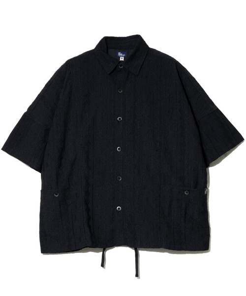go slow caravan(ゴースローキャラバン)の「シャーリングレース BIG S/Sシャツ(シャツ/ブラウス・メンズ・ブラック/ブルー/セージグリーン・LARGE/MEDIUM/SMALL)」の14枚目の写真