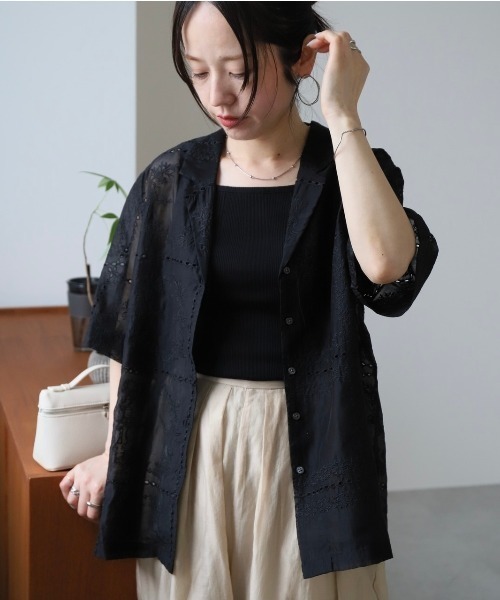 zena(ジェナ)の「ランダムリブスクエアタンクトップ(タンクトップ・レディース・ホワイト/ブラック・MEDIUM/X-LARGE/LARGE)」の9枚目の写真