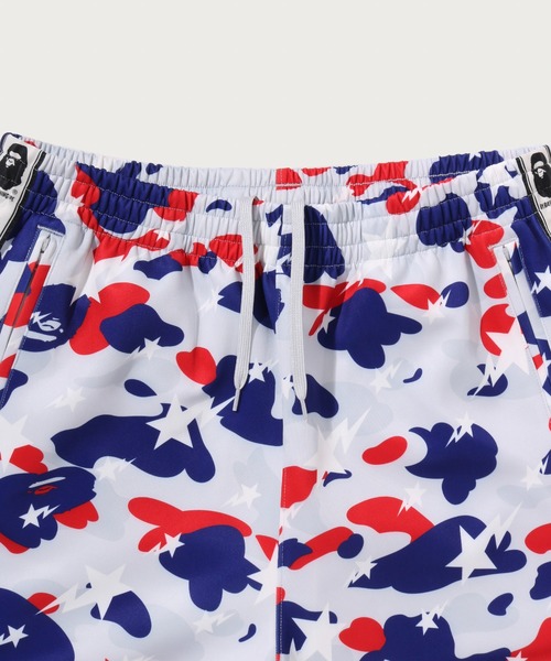 A BATHING APE(アベイシングエイプ)の「STA STRIKE CAMO LOOSE FIT TRACK PANTS(その他パンツ・メンズ・ホワイト/ブルー・X-LARGE/MEDIUM/SMALL)」の7枚目の写真