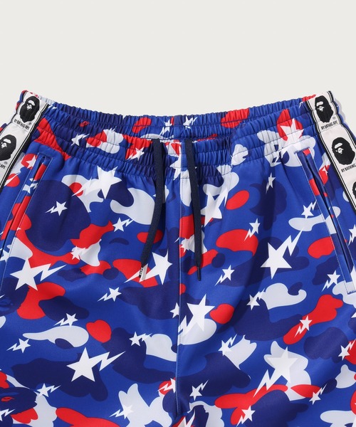 A BATHING APE(アベイシングエイプ)の「STA STRIKE CAMO LOOSE FIT TRACK PANTS(その他パンツ・メンズ・ホワイト/ブルー・X-LARGE/MEDIUM/SMALL)」の8枚目の写真