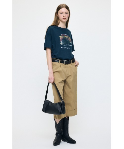 MOUSSY（マウジー）の「VINTAGE EAGLE Tシャツ（Tシャツ/カットソー・レディース・ライトブラック/オフホワイト/ネイビー・FREE）」の16枚目の写真