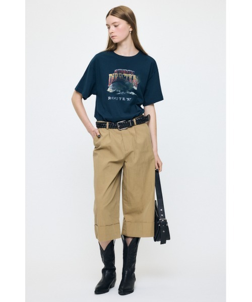 MOUSSY（マウジー）の「VINTAGE EAGLE Tシャツ（Tシャツ/カットソー・レディース・ライトブラック/オフホワイト/ネイビー・FREE）」の17枚目の写真