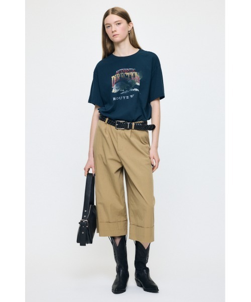MOUSSY（マウジー）の「VINTAGE EAGLE Tシャツ（Tシャツ/カットソー・レディース・ライトブラック/オフホワイト/ネイビー・FREE）」の18枚目の写真