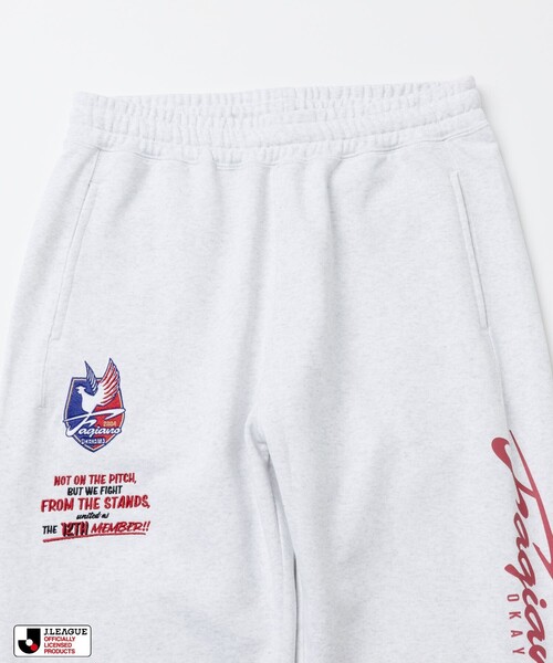 FREAK'S STORE(フリークスストア)の「FREAK’S STORE/フリークスストア J.LEAGUE × FREAK’S STORE 別注SUPPORTERS SWEAT PANTS【ファジアーノ岡山】(その他パンツ・メンズ・チャコールグレー/ライトグレー・MEDIUM/LARGE)」の5枚目の写真