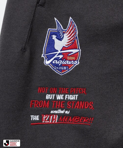 FREAK'S STORE(フリークスストア)の「FREAK’S STORE/フリークスストア J.LEAGUE × FREAK’S STORE 別注SUPPORTERS SWEAT PANTS【ファジアーノ岡山】(その他パンツ・メンズ・チャコールグレー/ライトグレー・MEDIUM/LARGE)」の17枚目の写真