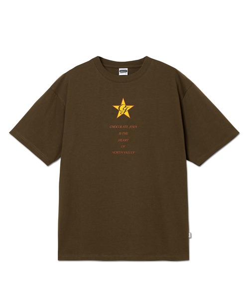 Chocolate Jesus (チョコレートジーザス )の「NV HEART SS TEE(Tシャツ/カットソー・メンズ・ブラウン/ホワイト・MEDIUM/XX-LARGE/X-LARGE/LARGE/SMALL)」の2枚目の写真