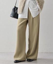 【セットアップ対応】バックサテンドロストパンツ