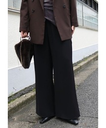 【3サイズ展開】バックサテンドロストパンツ