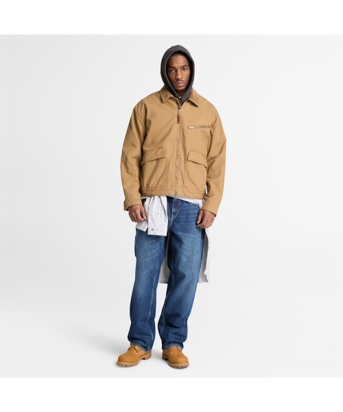 Timberland(ティンバーランド)の「キャンバス ジャケット メンズ(その他アウター・メンズ・ベージュ・XX-LARGE/X-LARGE/MEDIUM/LARGE)」の5枚目の写真