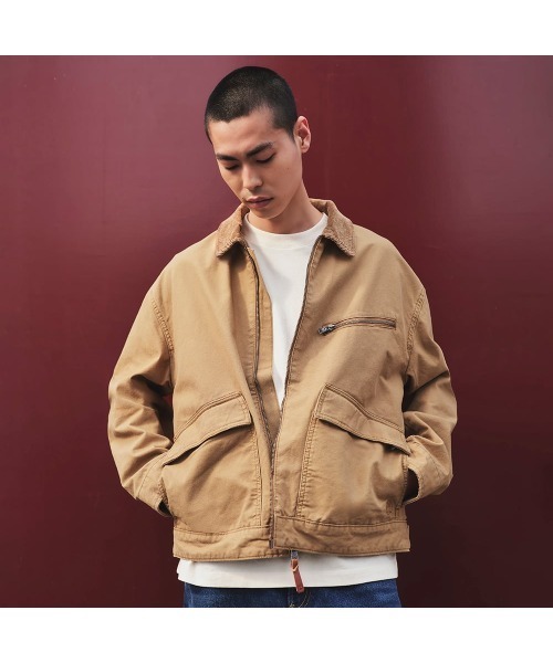Timberland(ティンバーランド)の「キャンバス ジャケット メンズ(その他アウター・メンズ・ベージュ・XX-LARGE/X-LARGE/MEDIUM/LARGE)」の4枚目の写真
