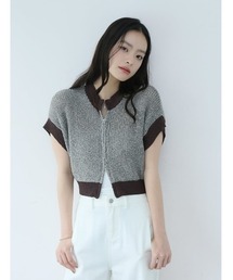 fifth（フィフス）の「ミックスミニループノースリトップス（ニット/セーター）」