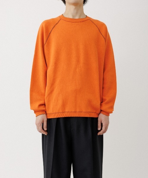 ADAM ET ROPE'（アダムエロペ）の「カシミヤブレンドリバーシブルCNニット（ニット/セーター・メンズ・ダークブラウン/ブラック系その他/ブルー系その他5/チャコールグレー・M/L）」の7枚目の写真