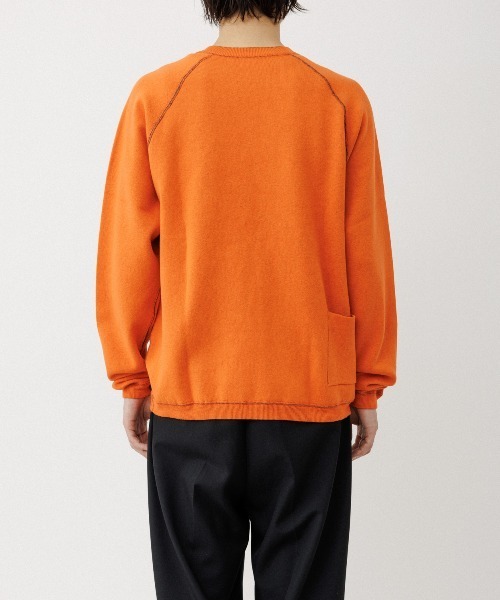 ADAM ET ROPE'（アダムエロペ）の「カシミヤブレンドリバーシブルCNニット（ニット/セーター・メンズ・ダークブラウン/ブラック系その他/ブルー系その他5/チャコールグレー・M/L）」の9枚目の写真