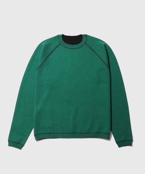 ADAM ET ROPE'（アダムエロペ）の「カシミヤブレンドリバーシブルCNニット（ニット/セーター・メンズ・ダークブラウン/ブラック系その他/ブルー系その他5/チャコールグレー・M/L）」の15枚目の写真