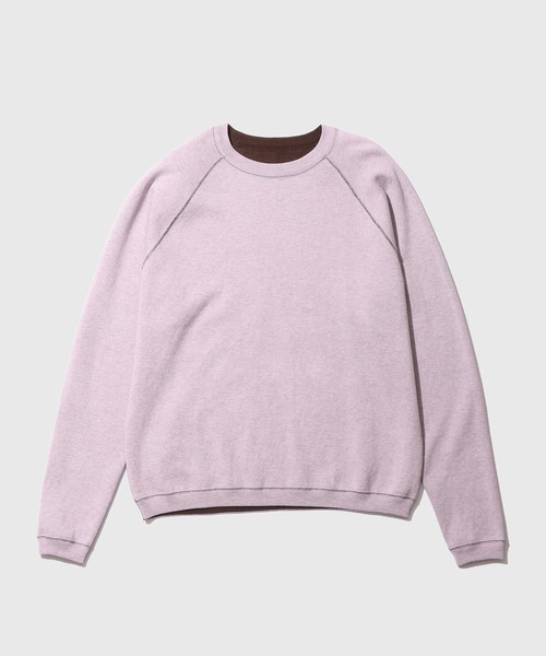 ADAM ET ROPE'（アダムエロペ）の「カシミヤブレンドリバーシブルCNニット（ニット/セーター・メンズ・ダークブラウン/ブラック系その他/ブルー系その他5/チャコールグレー・M/L）」の17枚目の写真
