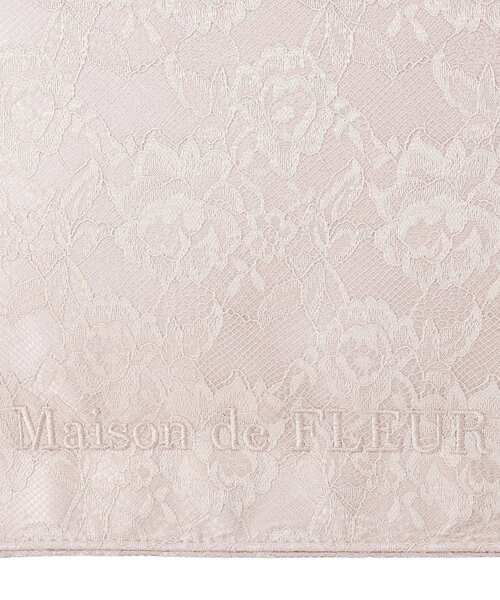 Maison de FLEUR(メゾンドフルール)の「レースフリルハンドルスクエアトートバッグ(トートバッグ・レディース・ライトピンク/ブラック・FREE)」の6枚目の写真
