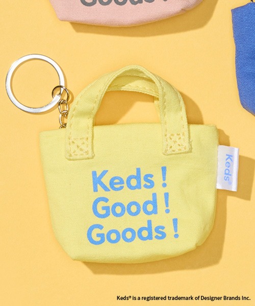 studio CLIP(スタディオクリップ)の「【Keds】ミニバッグチャーム(ピアス(両耳用)・レディース・イエロー/ピンク/ブルー・FREE)」の2枚目の写真