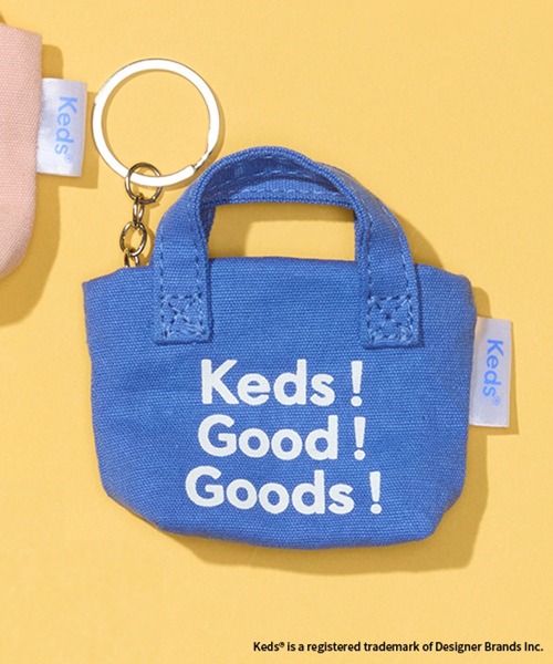 studio CLIP(スタディオクリップ)の「【Keds】ミニバッグチャーム(ピアス(両耳用)・レディース・イエロー/ピンク/ブルー・FREE)」の1枚目の写真