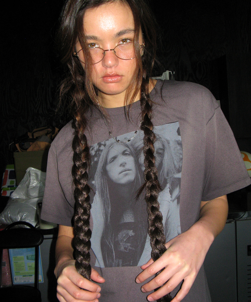 CENTAUR.KR（セントール）の「MY LOVE WASHED T-SHIRT_CHARCOAL（Tシャツ/カットソー・レディース・その他・FREE）」の2枚目の写真