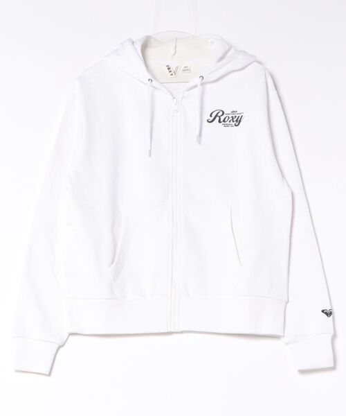 ROXY(ロキシー)の「ROXY HISTORICAL ZIP HOODIE ヒストリカルロゴ ジップフーディ スウェットパーカー 【2026年秋冬モデル】(パーカー・レディース・グレー/ホワイト/ブルー/ブラック・SMALL/MEDIUM/LARGE)」の2枚目の写真