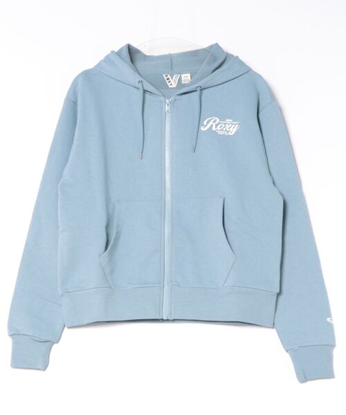 ROXY(ロキシー)の「ROXY HISTORICAL ZIP HOODIE ヒストリカルロゴ ジップフーディ スウェットパーカー 【2026年秋冬モデル】(パーカー・レディース・グレー/ホワイト/ブルー/ブラック・SMALL/MEDIUM/LARGE)」の4枚目の写真