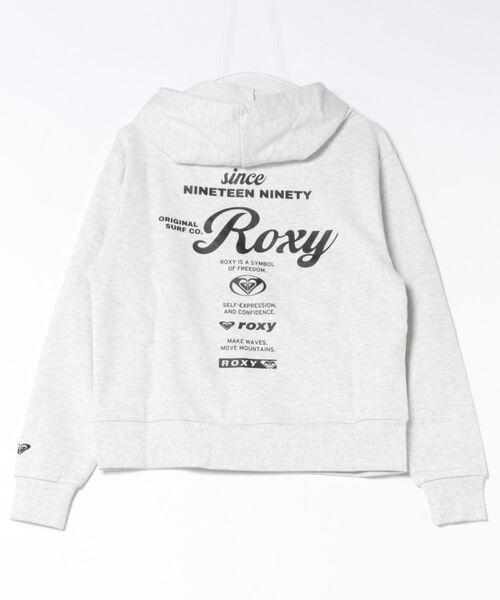 ROXY(ロキシー)の「ROXY HISTORICAL ZIP HOODIE ヒストリカルロゴ ジップフーディ スウェットパーカー 【2026年秋冬モデル】(パーカー・レディース・グレー/ホワイト/ブルー/ブラック・SMALL/MEDIUM/LARGE)」の6枚目の写真
