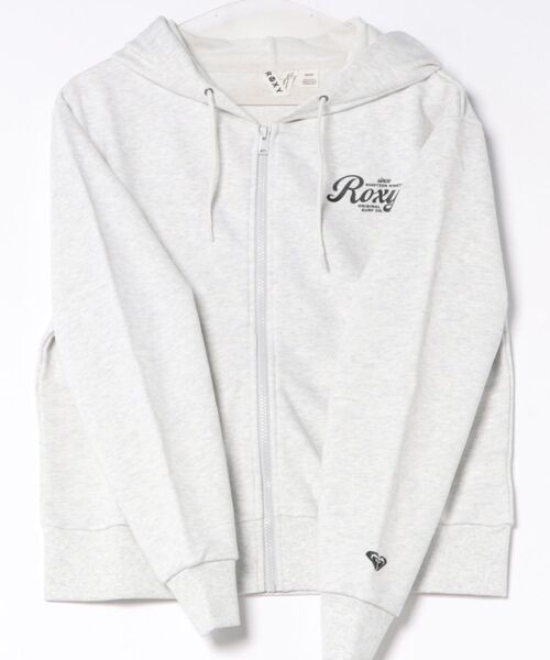 ROXY(ロキシー)の「ROXY HISTORICAL ZIP HOODIE ヒストリカルロゴ ジップフーディ スウェットパーカー 【2026年秋冬モデル】(パーカー・レディース・グレー/ホワイト/ブルー/ブラック・SMALL/MEDIUM/LARGE)」の7枚目の写真