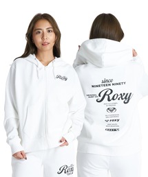 ROXY HISTORICAL ZIP HOODIE ヒストリカルロゴ ジップフーディ スウェットパーカー 【2026年秋冬モデル】/ロキシージップアップフーでいー