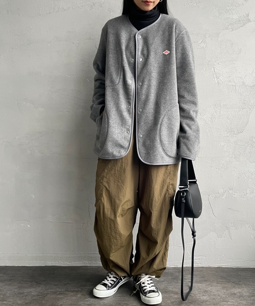 刷毛無領外套