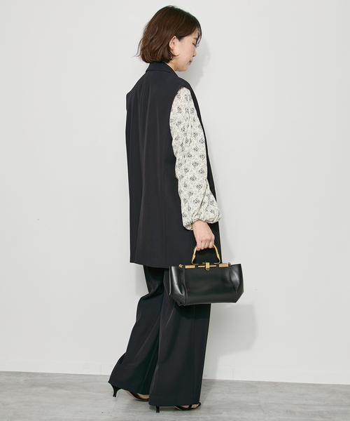 journal standard L'essage(ジャーナルスタンダードレサージュ)の「ヴィスポリギャバパンツ(グレーA・ネイビー)(その他パンツ・レディース・グレー/ネイビー・38/40/34/36)」の15枚目の写真