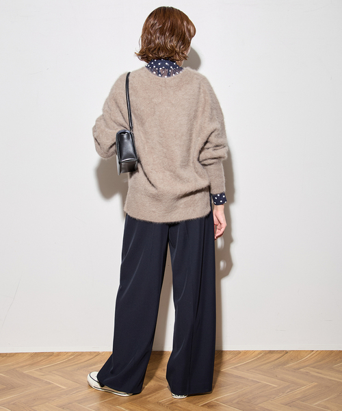 journal standard L'essage(ジャーナルスタンダードレサージュ)の「ヴィスポリギャバパンツ(グレーA・ネイビー)(その他パンツ・レディース・グレー/ネイビー・38/40/34/36)」の11枚目の写真
