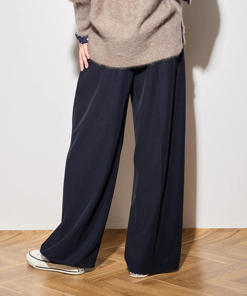 journal standard L'essage(ジャーナルスタンダードレサージュ)の「ヴィスポリギャバパンツ(グレーA・ネイビー)(その他パンツ・レディース・グレー/ネイビー・38/40/34/36)」の13枚目の写真