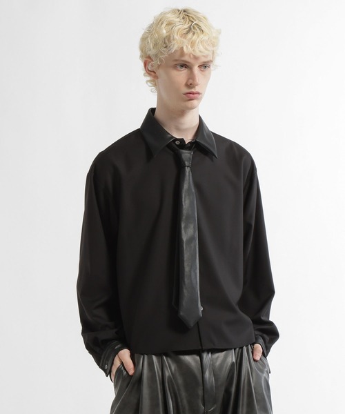 HARE(ハレ)の「【2サイズ展開】アソートネクタイシャツ(HARE)(シャツ/ブラウス・メンズ・ブラック/ネイビー/ホワイト・SMALL/MEDIUM)」の22枚目の写真